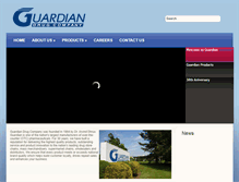 Tablet Screenshot of guardiandrug.com